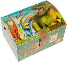 Картинка Шкатулка с кодом и звуком Dino World Динозавр для девочек и мальчиков Depesche 0411461 4010070576233