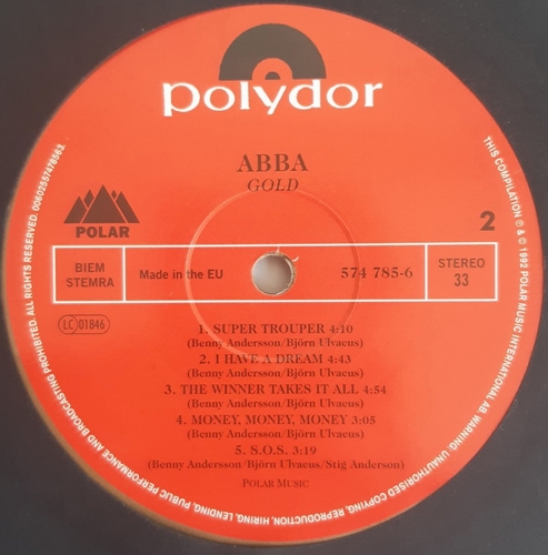 Картинка ABBA Gold Greatest hits Gold Vinyl (2LP) Universal Music 393765 602577629211 фото 9