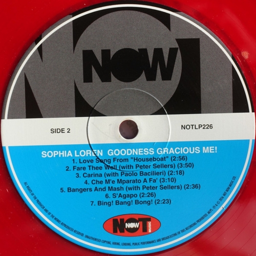 Картинка Sophia Loren Goodness Gracious Me! Red Vinyl (LP) NotNowMusic 399406 5060348582267 фото 5