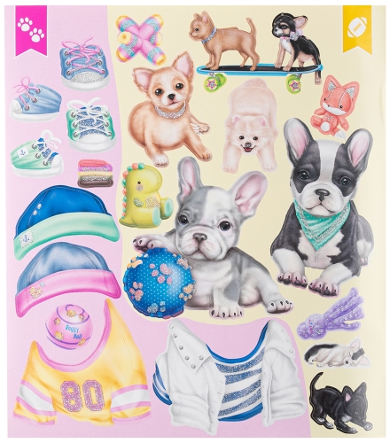 Картинка Альбом для творчества с наклейками TOPModel Sticker Fun DOG Топ Модель для девочек 0410740/0010740 4010070420697 фото 8