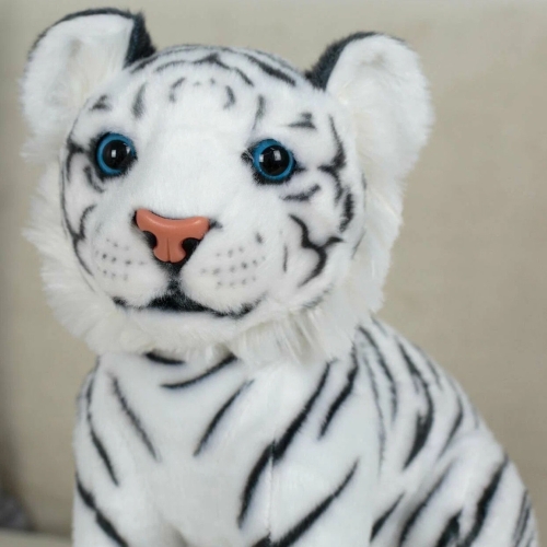 Картинка Мягкая игрушка Белый Тигр 25 см ТО-МА-ТО LW602019901W 4660185258731 фото 2