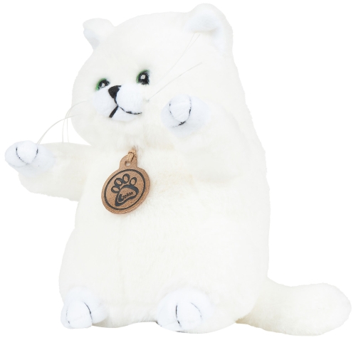 Картинка Игрушка мягкая Толстый кот 16 см (белый) Lapkin AT365247 4627093652471 фото 3