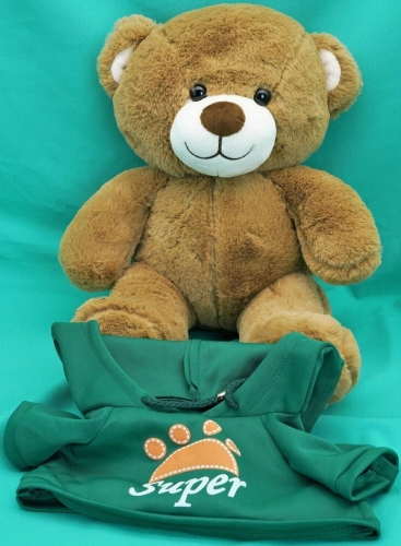 Картинка Мягкая игрушка Медведь 30 см в зеленой толстовке ТО-МА-ТО DL203006908GN 4610136044302 фото 11