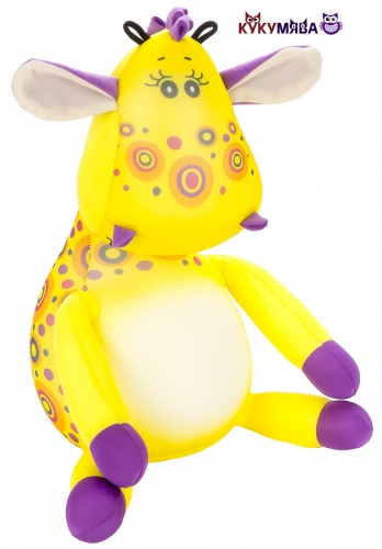 Картинка Антистрессовая игрушка Жираф Жозефина желтый 40*14 см Штучки, к которым тянутся ручки 14аси43ив-2 4660003725773 фото 2