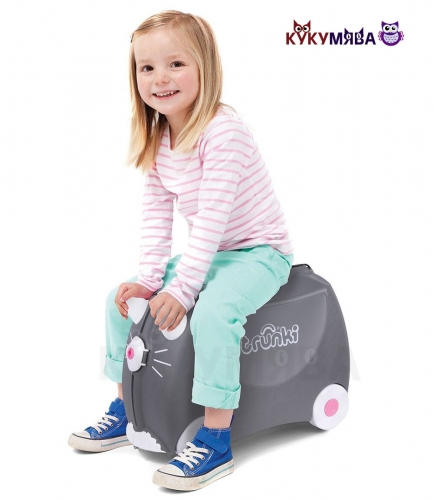 Картинка Детский чемодан Котенок Бенни на колесиках Trunki 0180-GB01 5055192201808 фото 6