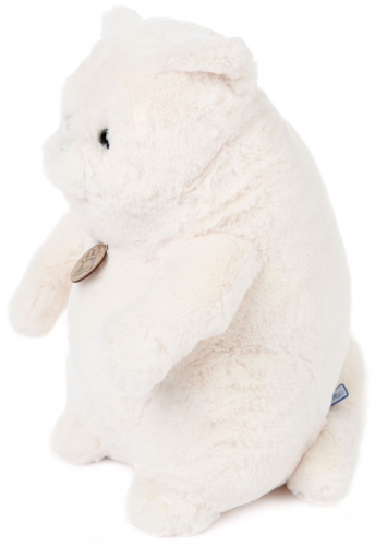 Картинка Игрушка мягкая Толстый кот 33 см (белый) Lapkin AT365249 4627093652495 фото 2