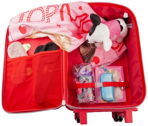 Картинка Дорожная сумка-чемодан на колесиках для девочки TOP Model CHERRY BOMB Топ модель Depesche 0410994 4010070443320 фото 7