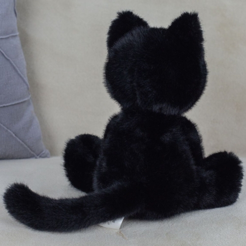 Картинка Мягкая игрушка Черный кот 27 см ТО-МА-ТО LH602723001BK 4660185254764 фото 3