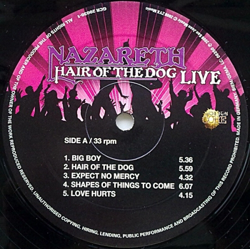 Картинка Nazareth Hair Of The Dog Live (LP) ZYX Music 400056 090204819584 фото 5