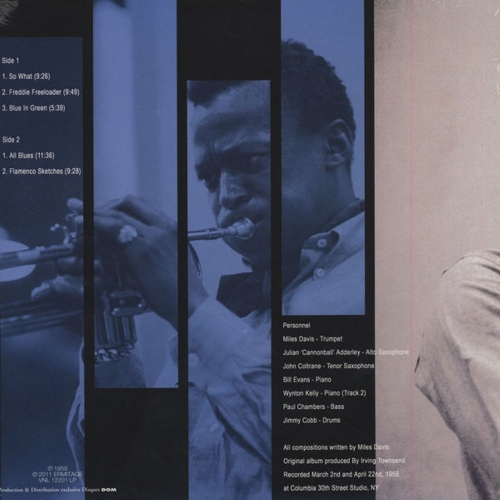 Картинка Miles Davis Kind Of Blue Clear Vinyl (LP) Ermitage 401402 8032979642013 фото 2