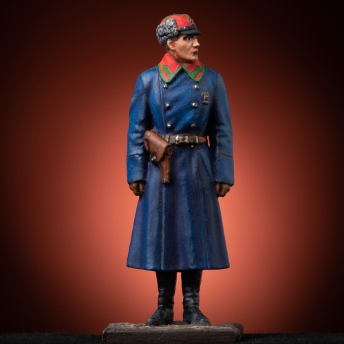 Картинка Оловянная миниатюра Милиционер в зимней форме одежды образца 1923 года Балтийская коллекция солдатиков ПР-37-01 2424680007148 фото 2