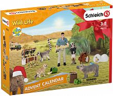 Картинка Рождественский календарь Wild Life 2021 Schleich 98272 4059433393063