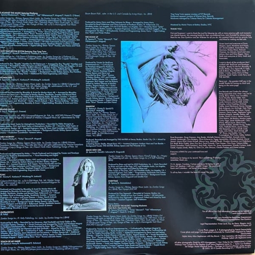 Картинка Britney Spears In The Zone Blue Vinyl (LP) Sony Music 401739 196587791612 фото 8