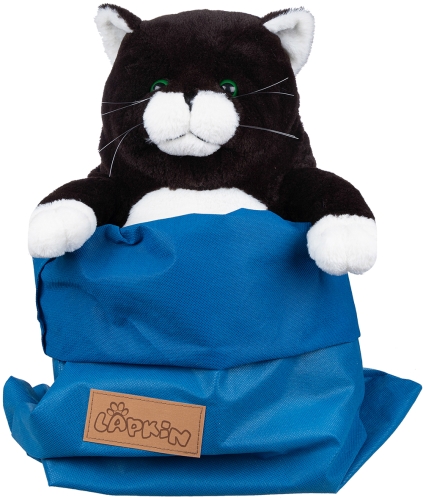 Картинка Игрушка мягкая Толстый кот 39 см (горький шоколад) Lapkin AT365261 4627093652617 фото 6