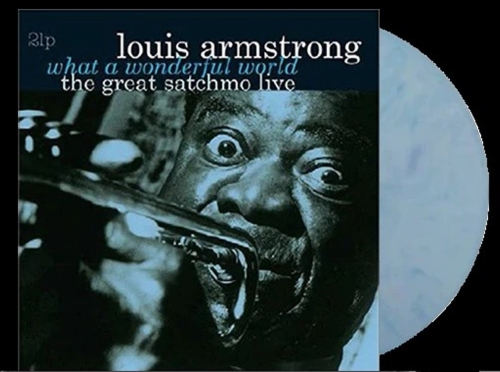 Картинка Louis Armstrong What A Wonderful World The Great Satchmo Live Blueberry Vinyl (2LP) Vinyl Passion Music 402048 8719039006465 фото 4