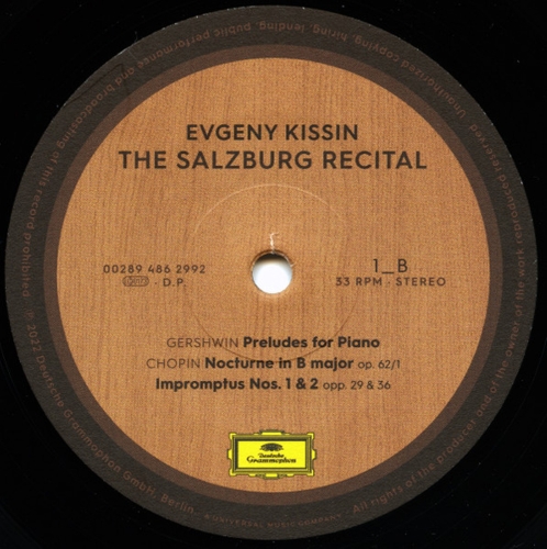 Картинка Evgeny Kissin The Salzburg Recital (2LP) Deutsche Grammophon Music 402112 028948629916 фото 7
