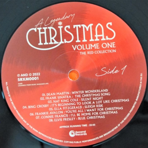 Картинка A Legendary Christmas Vol 1 The Red Collection (Black Vinyl) (LP) Second Records 401528 9003829988062 фото 5