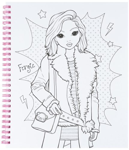 Картинка Альбом для творчества и рисования TOPModel TEDDY COOL Colouring Book раскраска топ модель для девочек 0411652 4010070594893 фото 5