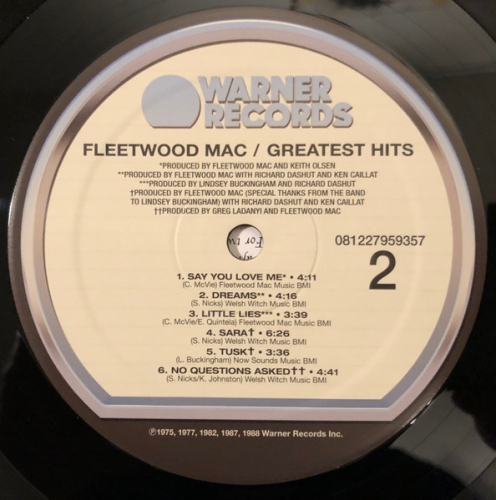Картинка Fleetwood Mac Greatest Hits (LP) Warner Music 393319 081227959357 фото 7