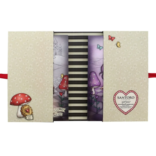 Картинка Набор конвертов и открыток для переписки Gorjuss Wonderland Finding My Way Санторо для девочек SL1094GJ01 5018997634370 фото 6