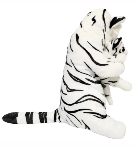 Картинка Мягкая игрушка Белый Тигр с детенышем 35 см ТО-МА-ТО DW303007809W 4650197708713 фото 3