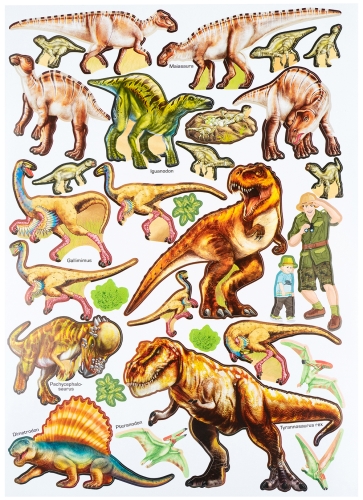 Картинка Альбом с наклейками Создай Динопарк Creative Studio Create Your Dino Zoo 0411400 4010070569204 фото 10