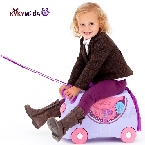 Картинка Детский чемодан Пони Блюбелл на колесиках Trunki 0185-GB01 5055192201853 фото 7