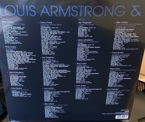 Картинка Louis Armstrong Vocal Duets Transparent Blue Vinyl (LP) Vinyl Passion Music 402074 8719039006557 фото 3