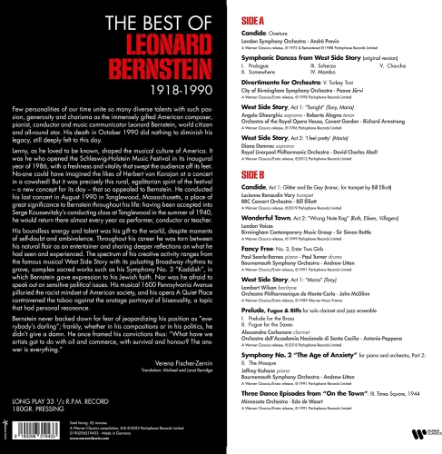 Картинка Lenny The best of Bernstein (LP) Warner Classics Music 401587 190296319433 фото 3