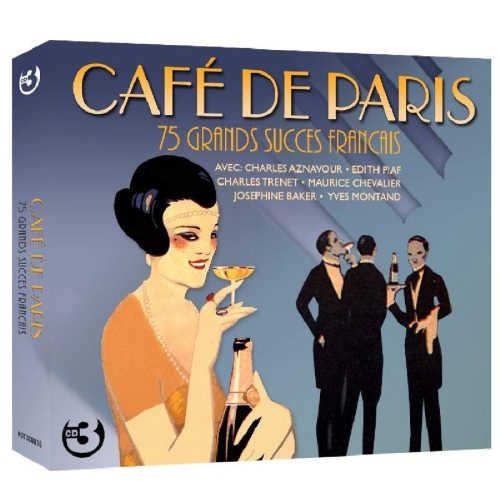 Картинка Cafe De Paris 75 Grands Succes Francais Various Artists (3CD) NotNowMusic 398610 5060143490163 фото 2