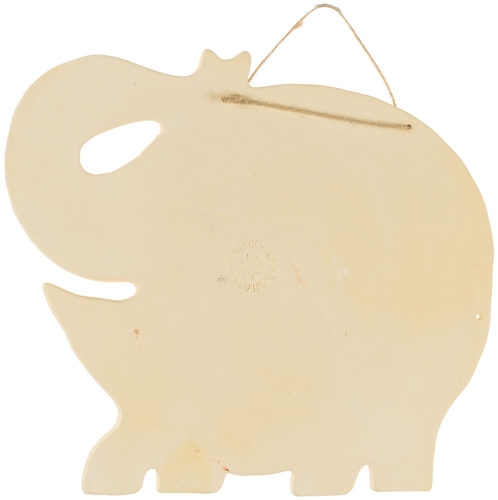 Картинка Панно Слон керамическое декоративное авторской ручной работы КМ Ариадна КМА-ПД-13 2424680005236 фото 4