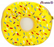 Картинка Антистрессовая подушка Пончик желтый 32*32 см Штучки, к которым тянутся ручки 13аспп01ив-2 2424680002754