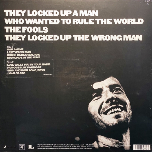 Картинка Leonard Cohen Songs of Love and Hate Opaque White Vinyl (LP) Sony Music 400750 194398823713 фото 3