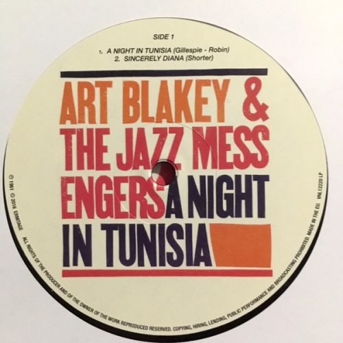 Картинка Art Blakey and The Jazz Messengers A Night In Tunisia Clear Vinyl (LP) Ermitage 401390 8032979642204 фото 3