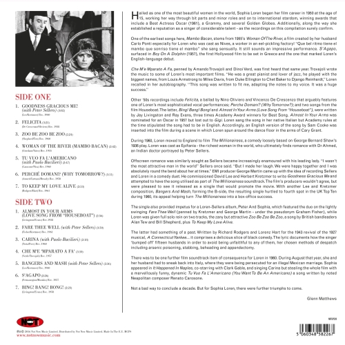 Картинка Sophia Loren Goodness Gracious Me! Red Vinyl (LP) NotNowMusic 399406 5060348582267 фото 3