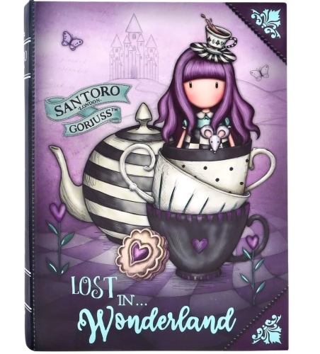 Картинка Набор из двух шкатулок для хранения в форме книги Gorjuss Wonderland A Little More Tea Санторо Santoro London SL411GJ10 5018997634530 фото 2