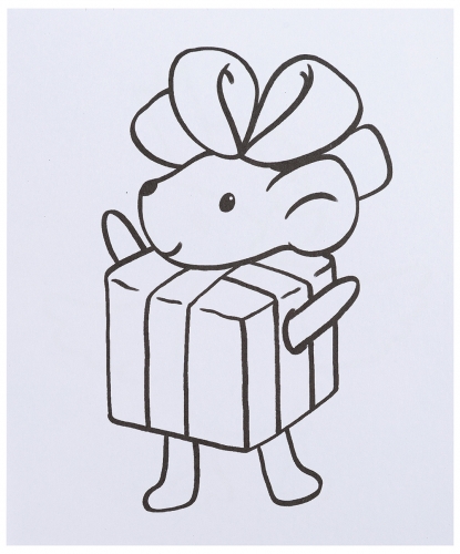 Картинка Мини-альбом для раскрашивания с восковыми мелками в сумочке Princess Mimi Colouring Book 046343 4010070393762 фото 8