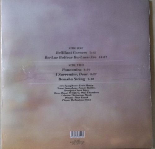Картинка Thelonious Monk Brilliant Corners Clear Vinyl (LP) Ermitage 401414 8032979645113 фото 3