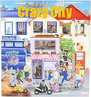 Картинка Альбом для творчества с наклейками Creative Studio Create Yout Crazy City Создай Город 046519 4010070320683