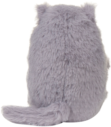 Картинка Игрушка мягкая Толстый кот 16 см (серый) Lapkin AT365235 4627093652358 фото 5