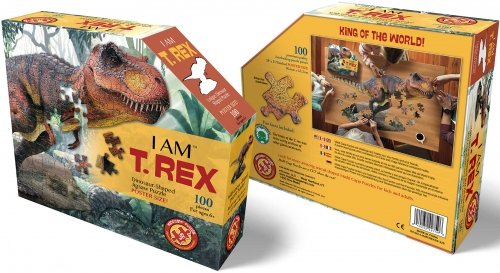 Картинка Контурный пазл Тираннозавр 100 деталей I AM T.REX Madd Capp 4014 040232427596 фото 4