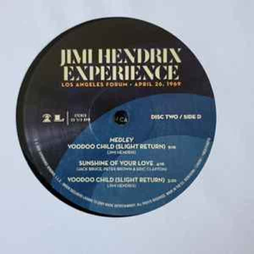 Картинка Jimi Hendrix Experience Los Angeles Forum April 26 1969 (2LP) Sony Music 401555 196587246815 фото 5