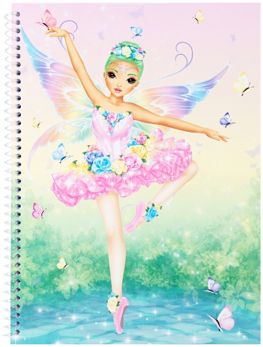 Картинка Альбом для раскрашивания Fantasy Model Балерина 0411051/0011051 4010070450182 фото 12