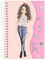 Картинка Раскраска карманная с блокнотом для записей TOPModel Candy Cake Топ Модель для девочек 046827_S/006827_S/CandyCake 2424680004130