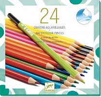 Картинка Набор цветных акварельных карандашей 24 штуки 09754 3070900097544