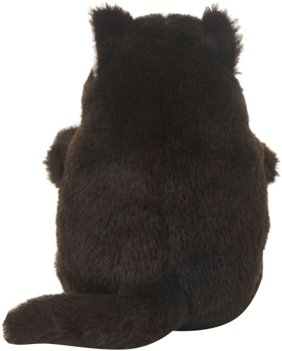 Картинка Игрушка мягкая Толстый кот 16 см (горький шоколад) Lapkin AT365257 4627093652570 фото 5