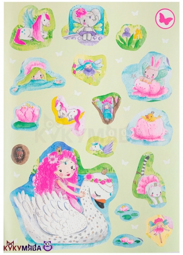 Картинка Альбом для творчества Princess Mimi Fairy Stickerworld с наклейками 0410931/0010931 4010070431884 фото 8