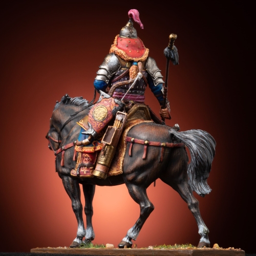 Картинка Оловянная миниатюра Чингисхан - сотрясатель вселенной Балтийская коллекция солдатиков 3.2-008 2424680007872 фото 4