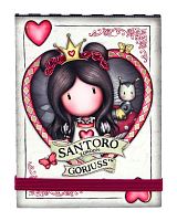 Картинка МИНИ-Блокнот 11 Х 8 Х 1 см для записей Gorjuss Wonderland Finding My Way Санторо для девочек SL1121GJ01 5018997634189
