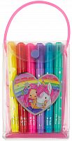Картинка Набор цветных фломастеров 6 штук Princess Mimi для девочек малышей в пластиковой сумочке 047718 4010070568733